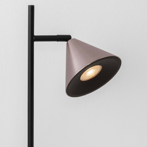 Nova Luce Mosazná kovová stolní lampa Conico