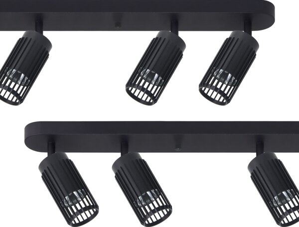 Bodové svítidlo VERTICAL 6xGU10/8W/230V černá