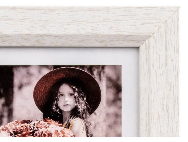 FANDY Dřevěný fotorámeček Bevel 10x15 1 béžový