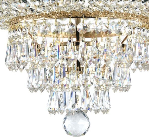 Maytoni DIA890-CL-18-G - Přisazený lustr PALACE 18xE27/60W/230V