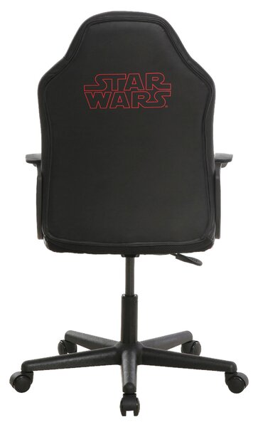 HERNÍ ŽIDLE, vzhled kůže, červená, černá Star Wars - Online Only kancelářské židle, Online Only