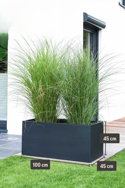 Truhlík MAXI, sklolaminát, šířka 100 cm, antracit