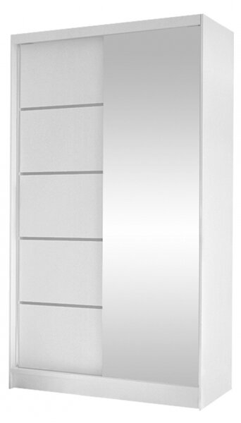 Šatní skříň Masero III, Barva: bílá / černá 5903211127656