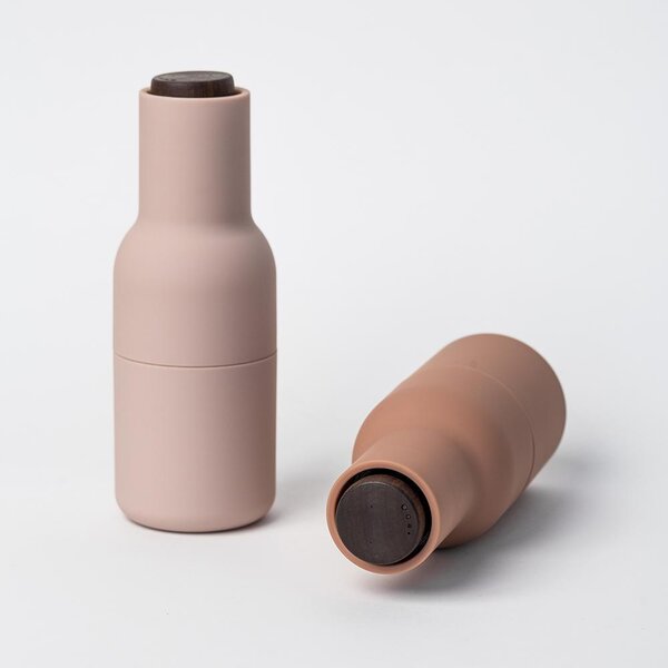 AUDO COPENHAGEN Mlýnky na sůl a pepř Bottle, Nudes, Walnut Lid, set 2ks