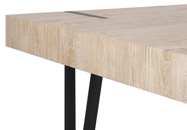 Jídelní stůl ADENA Světle hnědá 150 cm 90 cm