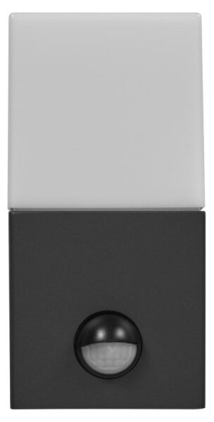 Ledvance - Venkovní nástěnné svítidlo se senzorem FIGO SQUARE 1xE27/20W/230V