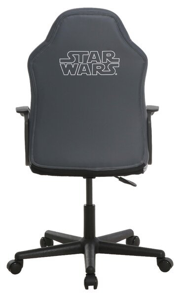 HERNÍ ŽIDLE, vzhled kůže, šedá, černá, bílá, světle modrá Star Wars - Online Only kancelářské židle, Online Only
