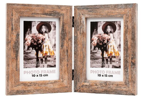FANDY Fotorámeček Narvik 10x15/2 3 hnědý