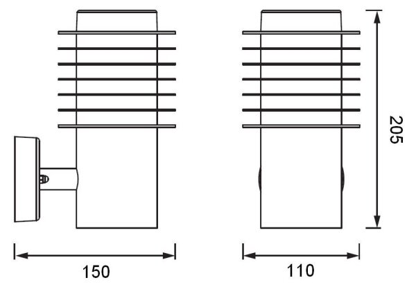 Ledvance - LED Venkovní nástěnné svítidlo RONDO LED/9W/230V IP44