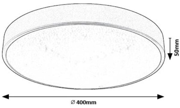 Rabalux 71135 - LED Stropní svítidlo OCTAV LED/24W/230V 4000K pr. 40 cm