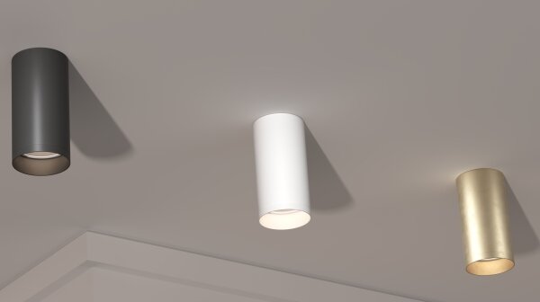 Maytoni C010CL-01B - Bodové svítidlo FOCUS 1xGU10/50W/230V černá
