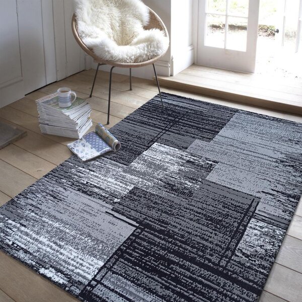 Makro Abra Moderní kusový koberec Soho 13 šedý Rozměr: 80x150 cm
