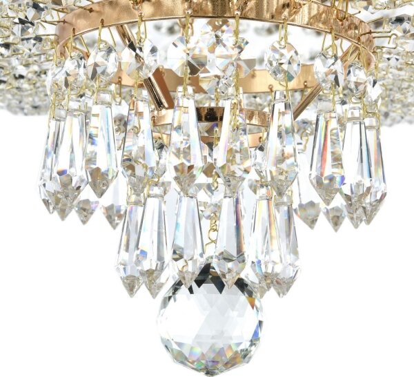Maytoni DIA890-CL-05-G - Přisazený lustr PALACE 5xE27/60W/230V