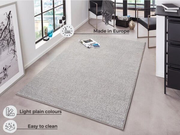 Světle šedý koberec Hanse Home Pure, 80 x 150 cm