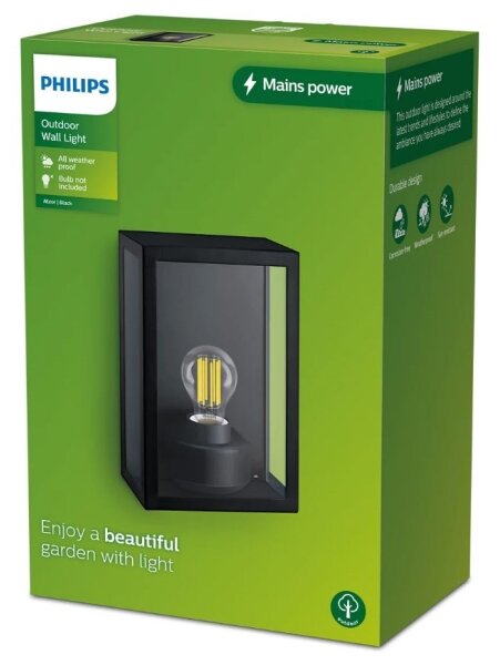 Philips - Venkovní nástěnné svítidlo ALZOR 1xE27/25W/230V IP44