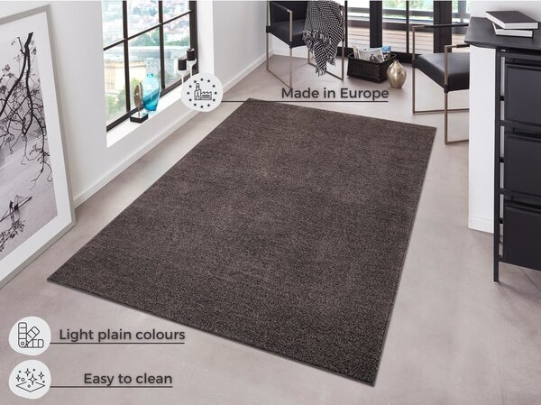 Antracitově šedý koberec Hanse Home Pure, 140 x 200 cm