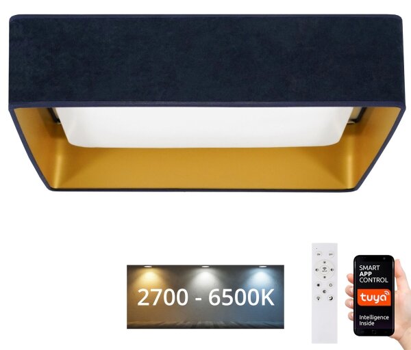 Brilagi-LED Stmívatelné svítidlo VELVET SQUARE LED/36W/230V Wi-Fi Tuya+DO tm.mod