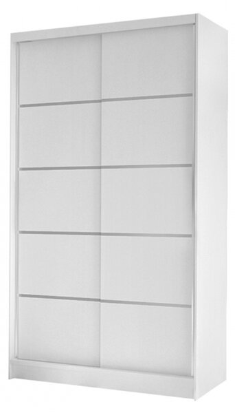 Skříň Masero IV, Barva: bílá / černá 5903211127755