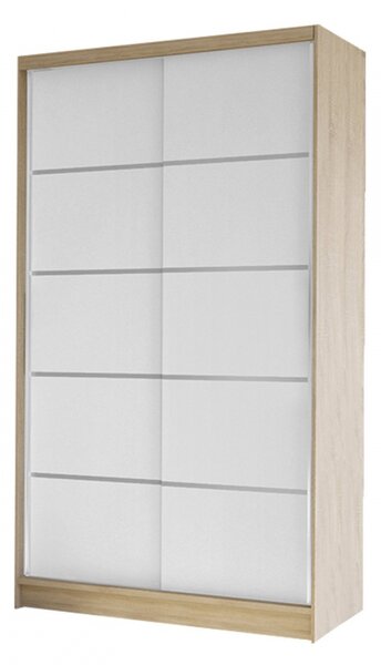 Skříň Masero IV, Barva: bílá / černá 5903211127755