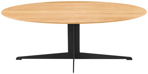 KONFERENČNÍ STOLEK, přírodní barvy, černá, dřevo, kov, 120/60/44,5 cm Livetastic - Konferenční stolky, Online Only