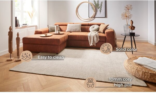 Béžový koberec Mint Rugs Supersoft, 120 x 170 cm