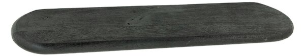 By-Boo Černá dřevěná nástěnná police Tre 69 cm