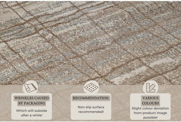 Hnědo-béžový koberec 80x120 cm Terrain – Hanse Home