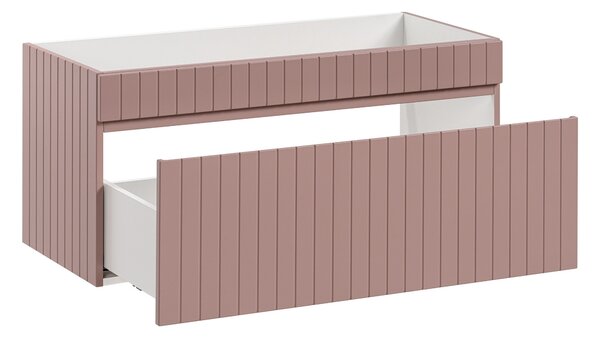 Koupelnová skříňka s umyvadlem a deskou ICONIC Rose DU100/1 | 100 cm