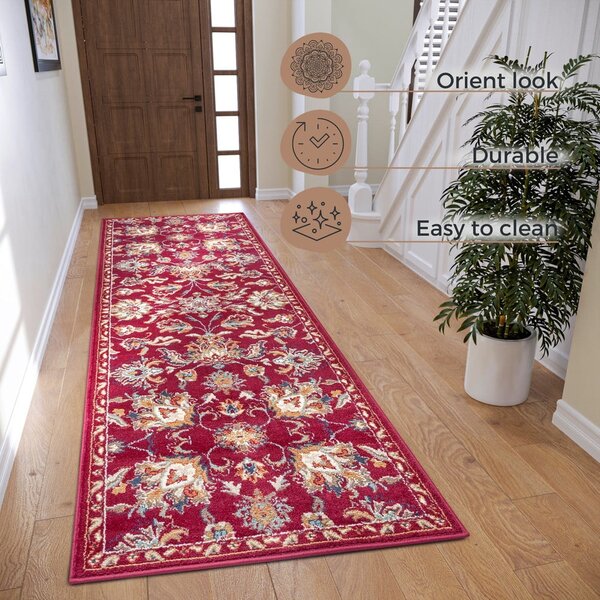 Červený koberec běhoun 80x240 cm Orient Caracci – Hanse Home