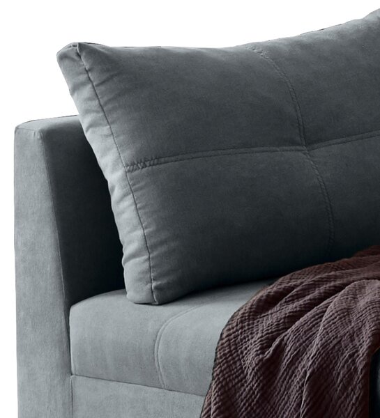 ROHOVÁ SEDAČKA, textil, kompozitní dřevo, antracitová MID.YOU - Sedací soupravy, Online Only