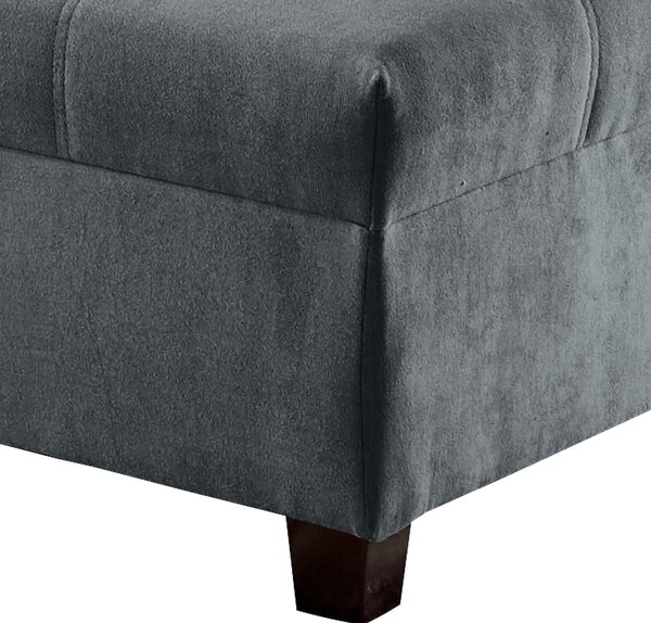 ROHOVÁ SEDAČKA, textil, kompozitní dřevo, antracitová MID.YOU - Sedací soupravy, Online Only