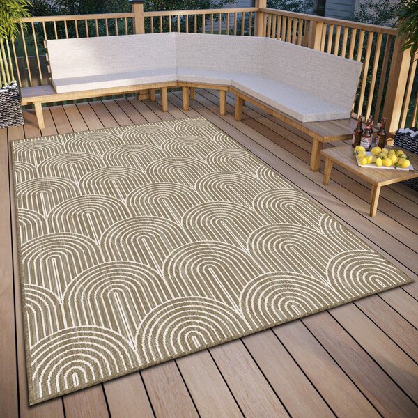 Hnědý venkovní koberec 160x230 cm Pangli Linen – Hanse Home