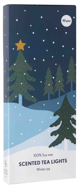 Pluto Sada vonných čajových svíček Winter Joy - 10 ks PL138