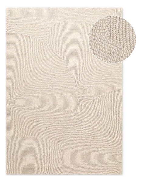 Ručně tkaný vlněný koberec ve světle přírodní barvě 200x300 cm Calmio – Hanse Home