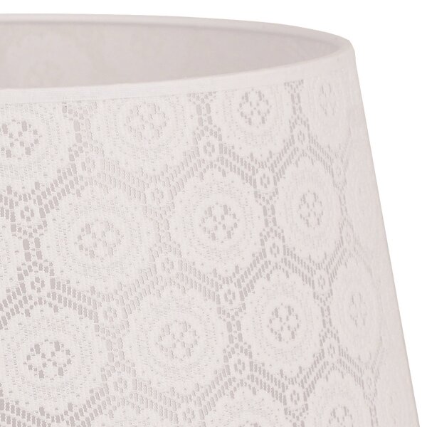Duolla - Stínidlo k stojací lampě CLASSIC L E27 pr. 38 cm bílá