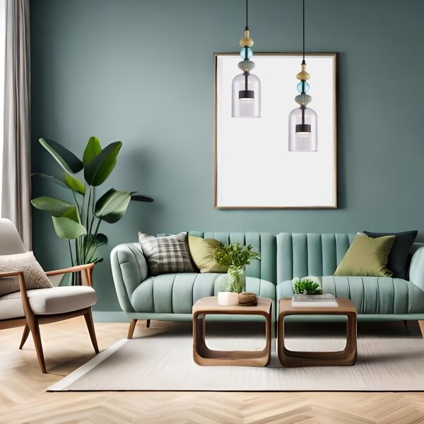 LED Lustr na lanku ARTE LED/12W/230V pr. 13 cm černá