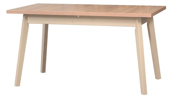 Rozkládací stůl Harry 80 x 140/180 V, Barva dřeva: dub artisan - L, Barvy nožiček: Bíla 5903211234866