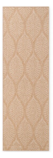Vnitřní a venkovní běhoun v béžové a slonovinové barvě 80x250 cm Duet Liora – NORTHRUGS