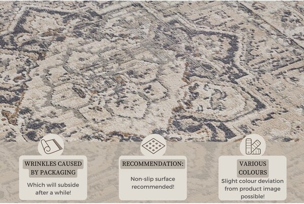 Šedobéžový koberec 120x170 cm Terrain Designer Sand – Hanse Home