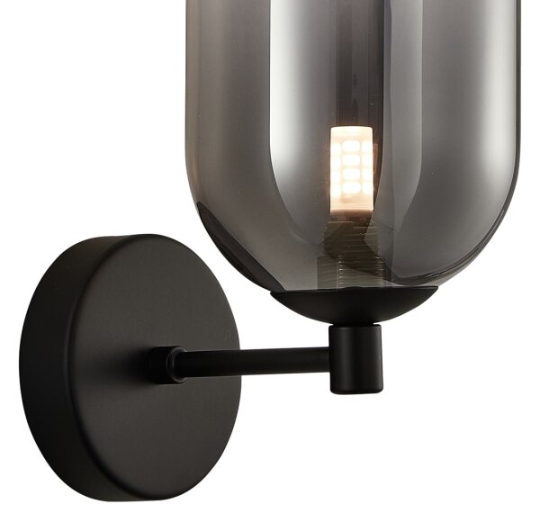 Nástěnná lampa ALIAS 1xG9/8W/230V černá/šedá