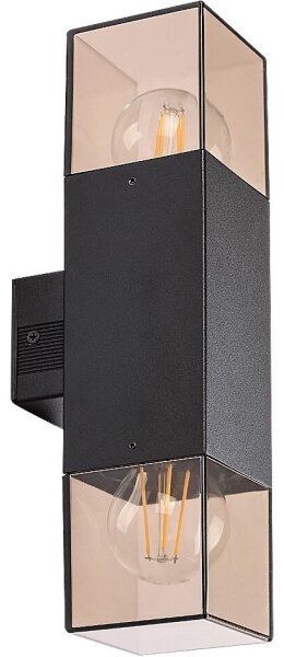 Rabalux 77081 - Venkovní nástěnné svítidlo LOANDA 2xE27/60W/230V IP54 černá