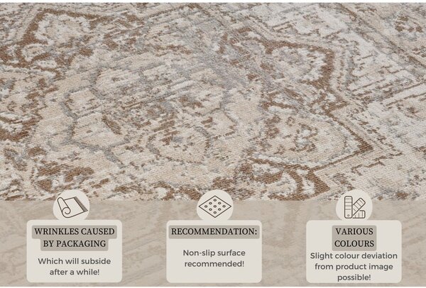 Šedý/béžový koberec 160x235 cm Terrain Designer Sand – Hanse Home