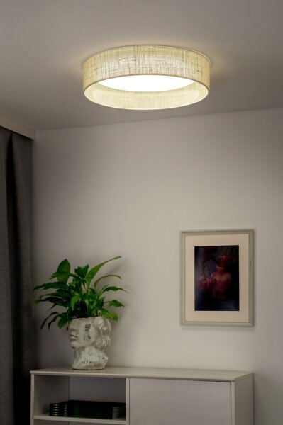 Duolla - LED Stropní svítidlo ROLLER LED/24W/230V pr. 45 cm béžová