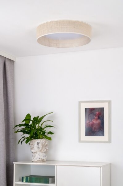Duolla - LED Stropní svítidlo ROLLER LED/24W/230V pr. 45 cm béžová