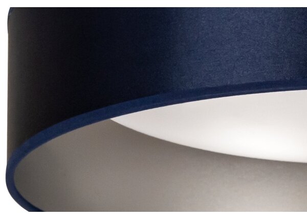 Duolla - LED Stropní svítidlo ROLLER LED/24W/230V pr. 45 cm modrá/stříbrná