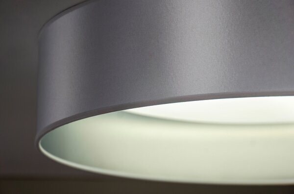 Duolla - LED Stropní svítidlo ROLLER LED/24W/230V pr. 45 cm stříbrná