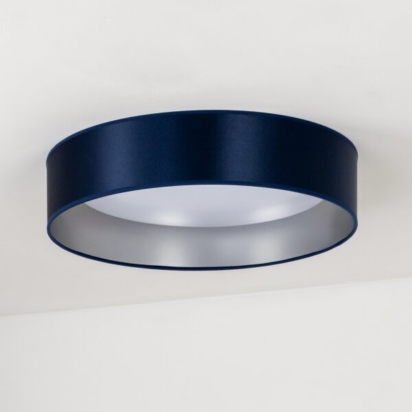 Duolla - LED Stropní svítidlo ROLLER LED/24W/230V pr. 45 cm modrá/stříbrná