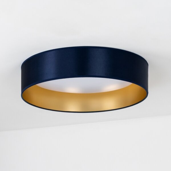 Duolla - LED Stropní svítidlo ROLLER LED/24W/230V pr. 45 cm modrá/zlatá