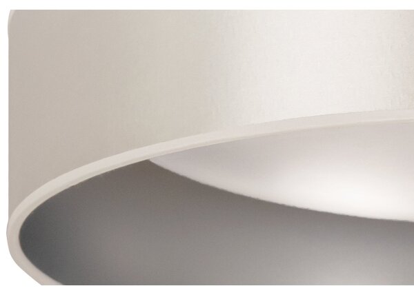 Duolla - LED Stropní svítidlo ROLLER LED/24W/230V pr. 45 cm stříbrná