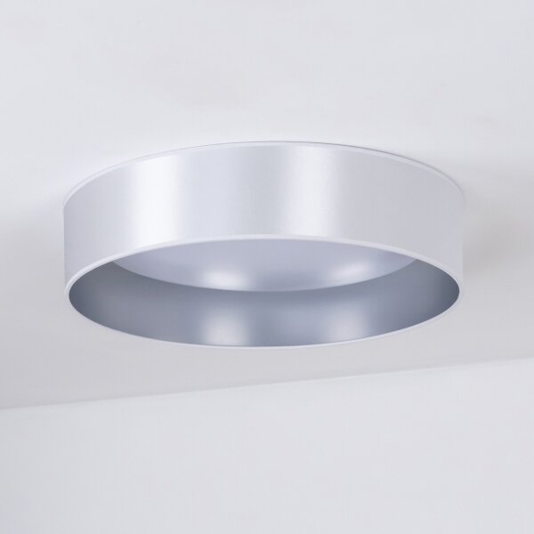Duolla - LED Stropní svítidlo ROLLER LED/24W/230V pr. 45 cm stříbrná